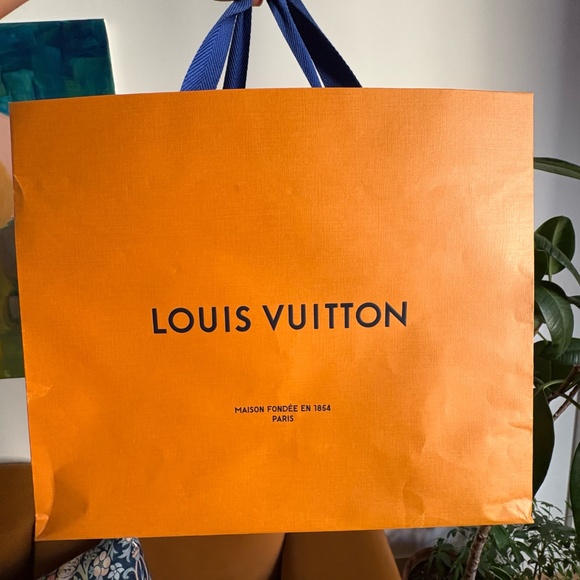 Large Louis Vuitton Paper Shopping Bag - Picture 3 of 11